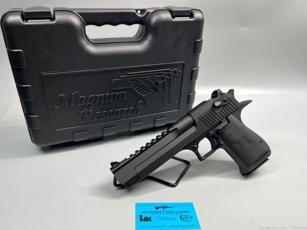 MAGNUM RESEARCH INC DESERT EAGLE L6 50 AE BLACK 7RDS.-img-1