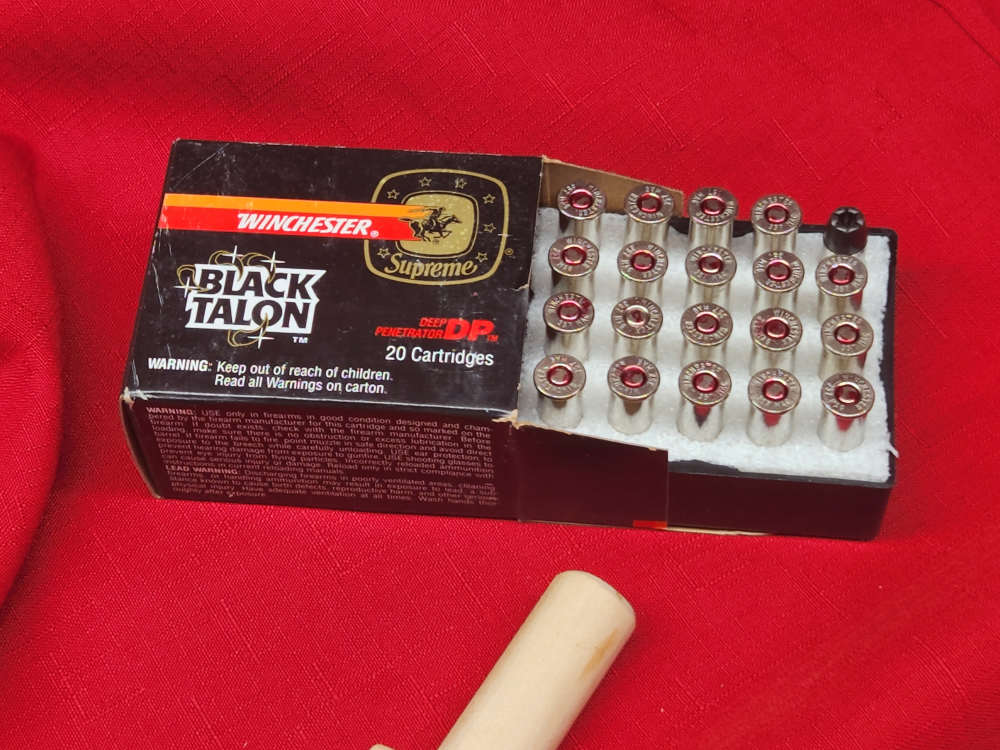 Winchester Black Talon .357 Magnum 180 Gr SXT 20 Cartridges-img-1