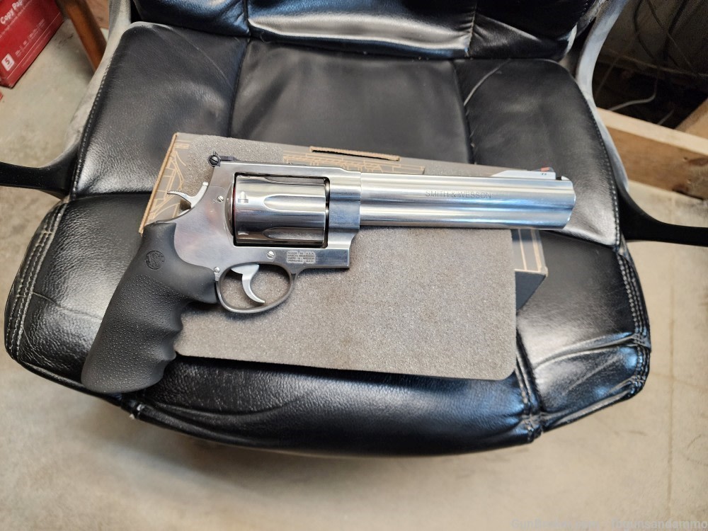 NEW! SMITH & WESSON SW .350 LEGEND REVOLVER 7.5" STAINLESS SS 350 7.5 7 NIB-img-3