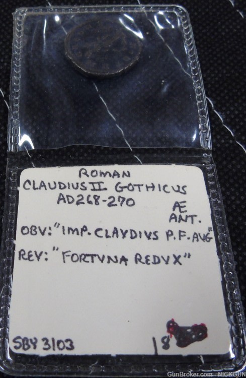 #18-Roman coin of Claudius II Gothicus 268-270 AD-img-2