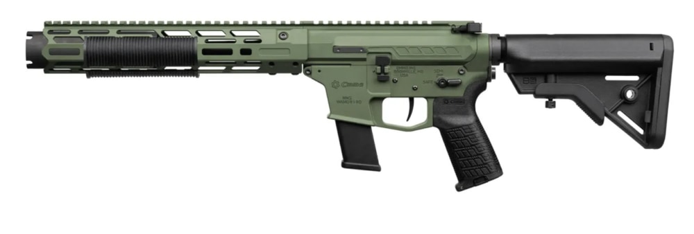 CMMG Unsuppressed Zeroed Banshee MkG SBR 45 acp 6.5" 45AEA04-FSG FS Green-img-1