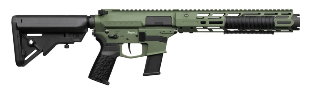 CMMG Unsuppressed Zeroed Banshee MkG SBR 45 acp 6.5" 45AEA04-FSG FS Green-img-0