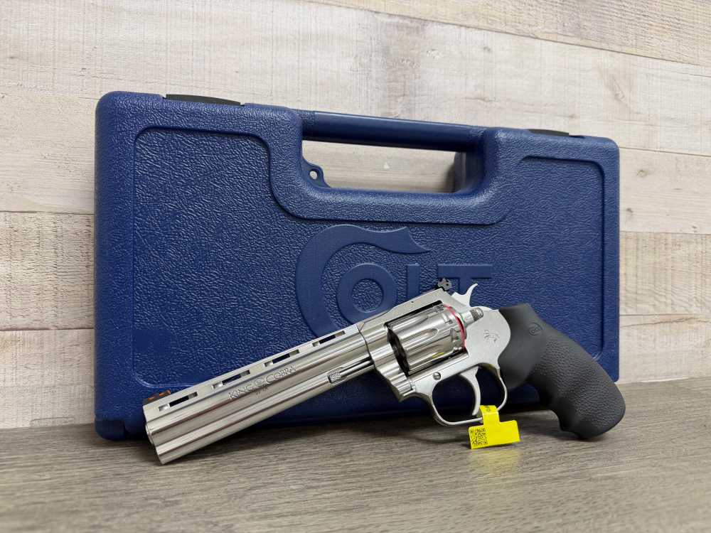 COLT KING COBRA 22LR 6" STAINLESS STEEL DOUBLE ACTION KCOBRA22-SP6RFO NEW-img-0