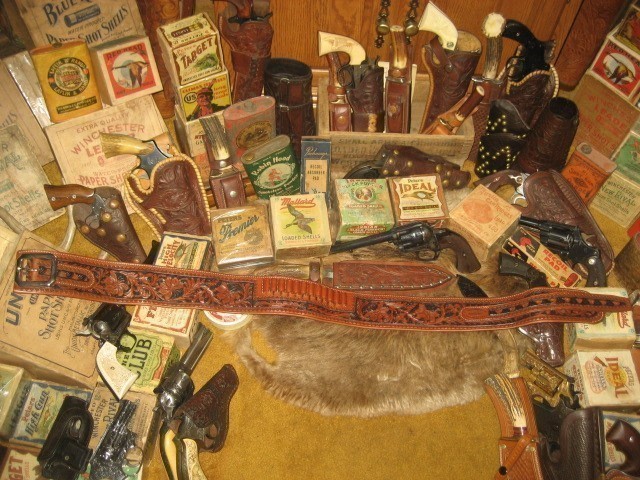 CUSTOM EL PASO SADDLERY MONEYBELT 38/357 LOOP'S !-img-0