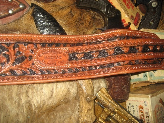 CUSTOM EL PASO SADDLERY MONEYBELT 38/357 LOOP'S !-img-3