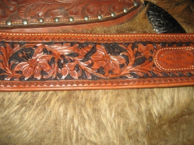 CUSTOM EL PASO SADDLERY MONEYBELT 38/357 LOOP'S !-img-4