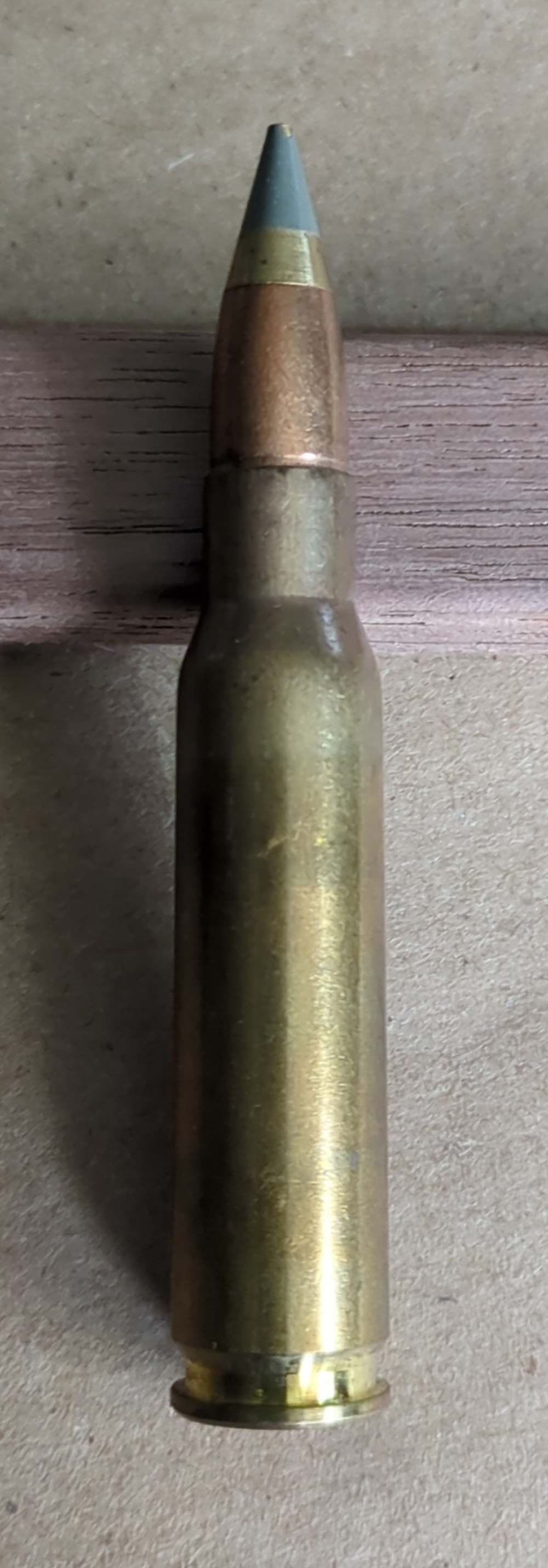 Rare Israeli 7.62x51 Tear Gas Cartridge 308 Winchester CS Surplus NATO 1961-img-0