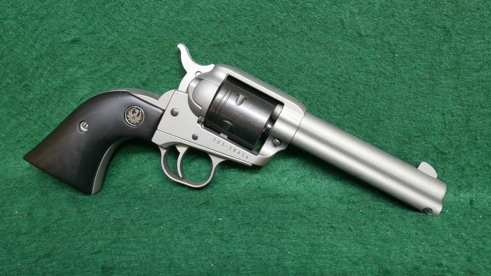 Two Ruger Wranglers w/ Leather Western Rig .22lr 4.62" Barrel-Like New-img-2