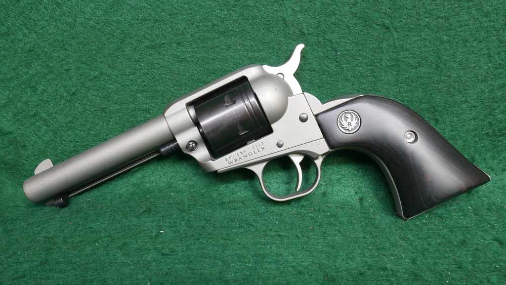 Two Ruger Wranglers w/ Leather Western Rig .22lr 4.62" Barrel-Like New-img-3