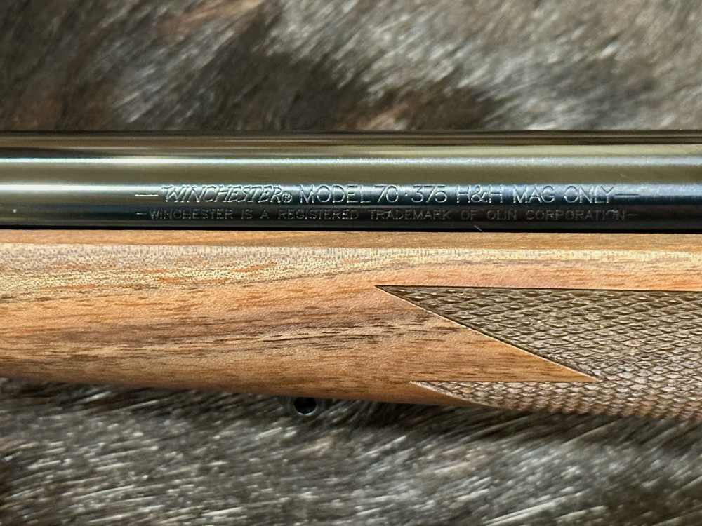 WINCHESTER MODEL 70 ALASKAN 375 H&H MAG 25", GOOD WOOD, FREE SAFARI-img-14