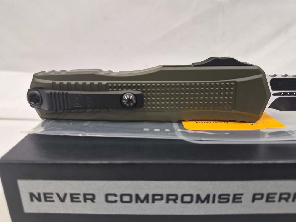 Glock X Microtech G19K D/E OTF Bayonet Blade - OD Green-img-2