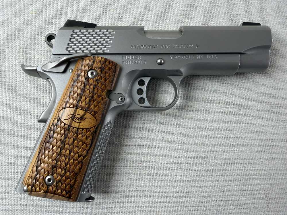 Kimber 1911 Pro Raptor II 45 ACP 3.75" Stainless-img-0
