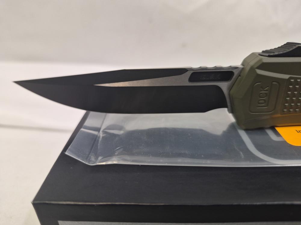 Glock X Microtech G19K S/E OTF Drop Point Blade - OD Green-img-4
