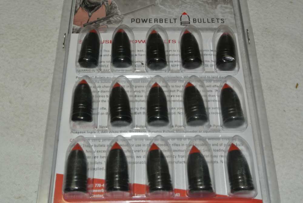 Lot of POWERBELT Aerolite 50 Cal Bullets for Muzzleloaders -img-1