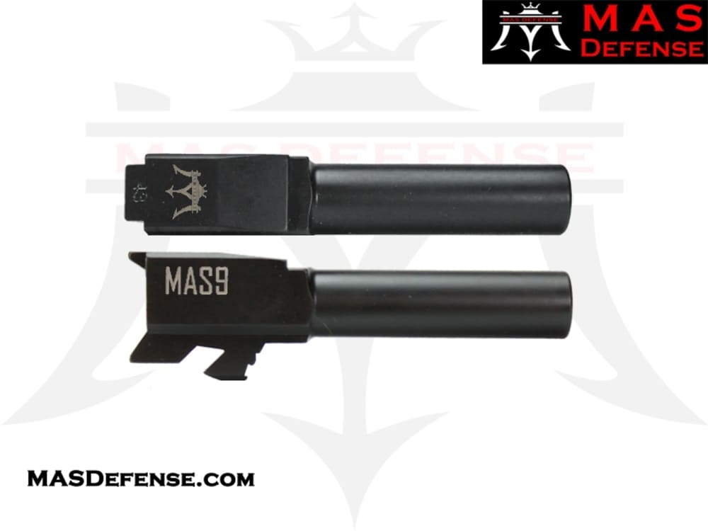 MAS DEFENSE 9MM 416R STAINLESS STEEL BARREL - G43 - MELONITE NITRIDE-img-1