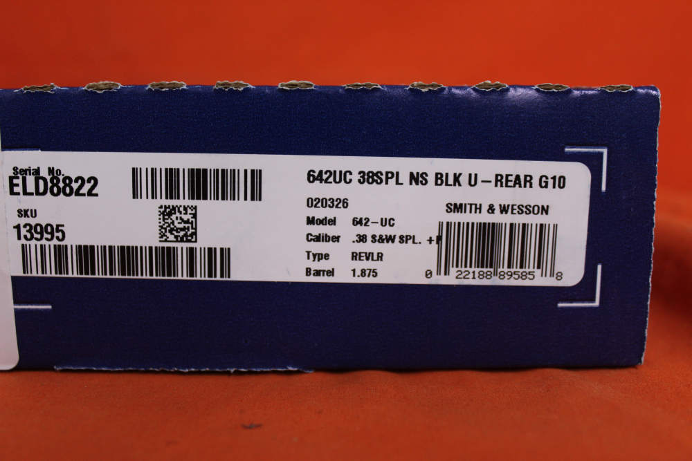Smith & Wesson 642 UC .38spl NEW! Free Layaway!-img-1