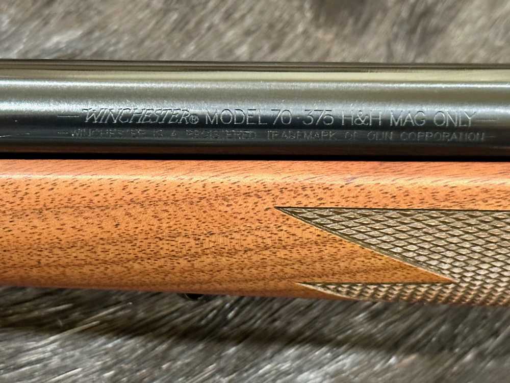 WINCHESTER MODEL 70 ALASKAN 375 H&H MAG 25", GREAT WOOD, FREE SAFARI-img-14