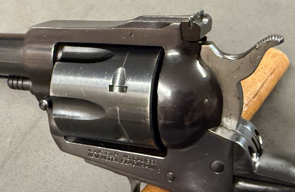 USED Ruger New Model Blackhawk .45 Colt Rubber Grip-img-4