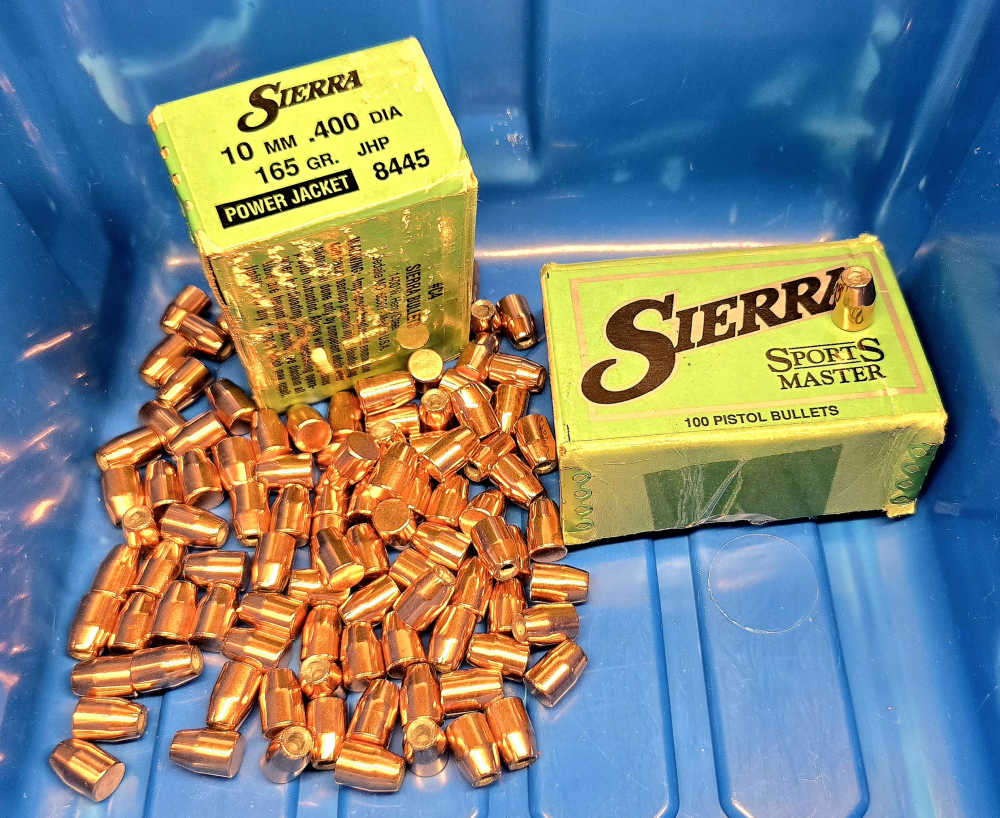 2 bxs  $19.49  each SALE!     Sierra 8445 Sports Master 10mm .40 165gr JHP-img-0