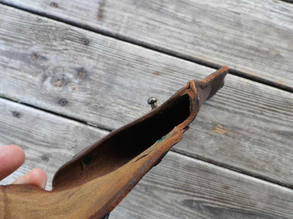 WWI US 1911 GOVERNMENT MODEL .45ACP PISTOL HOLSTER G&K DATED 1918 A.G-img-6