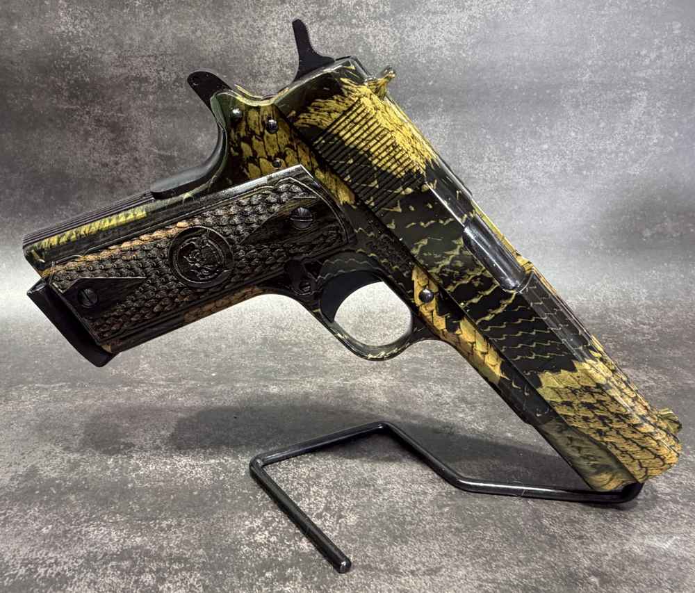 Iver Johnson 1911A1 Boa snake print 45acp -img-4