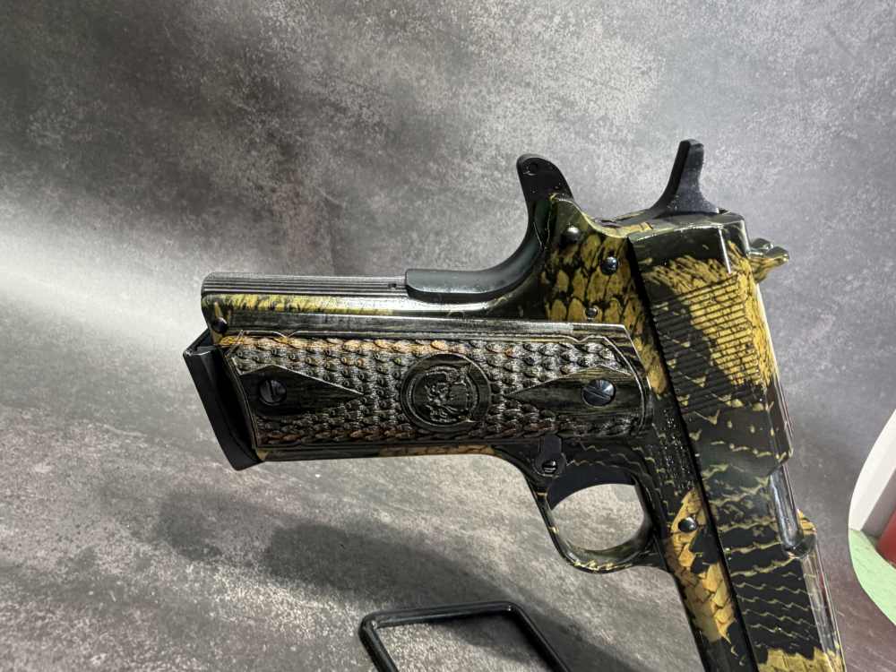 Iver Johnson 1911A1 Boa snake print 45acp -img-5