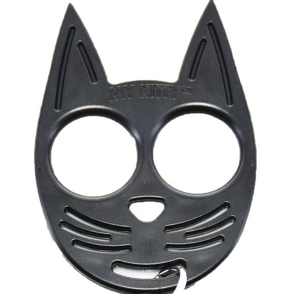 My Kitty Self Defense Keychain-Black-US Made-img-0