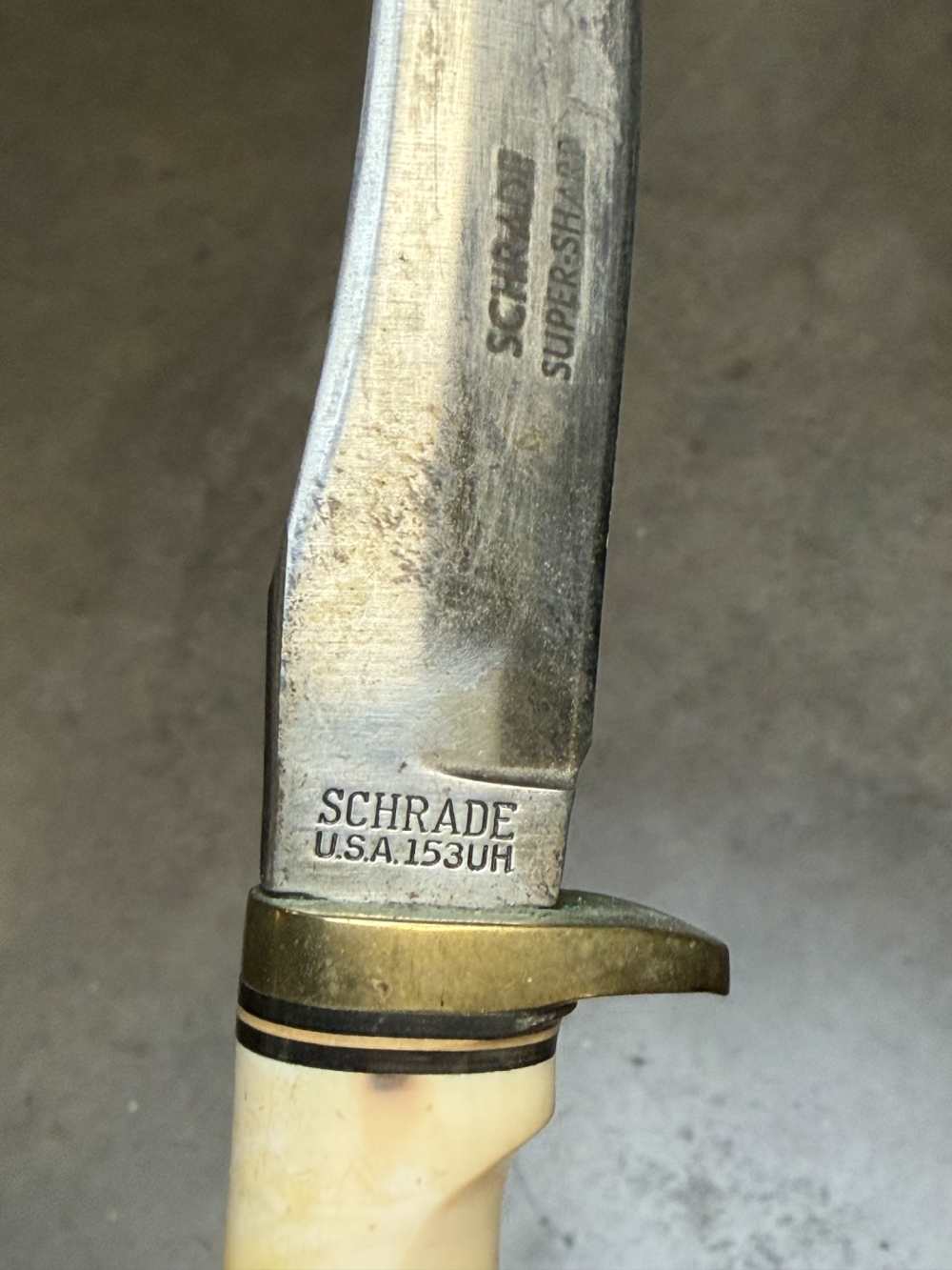 Schrade USA 153UH Super Sharp Hunting Knife + Holster-img-5