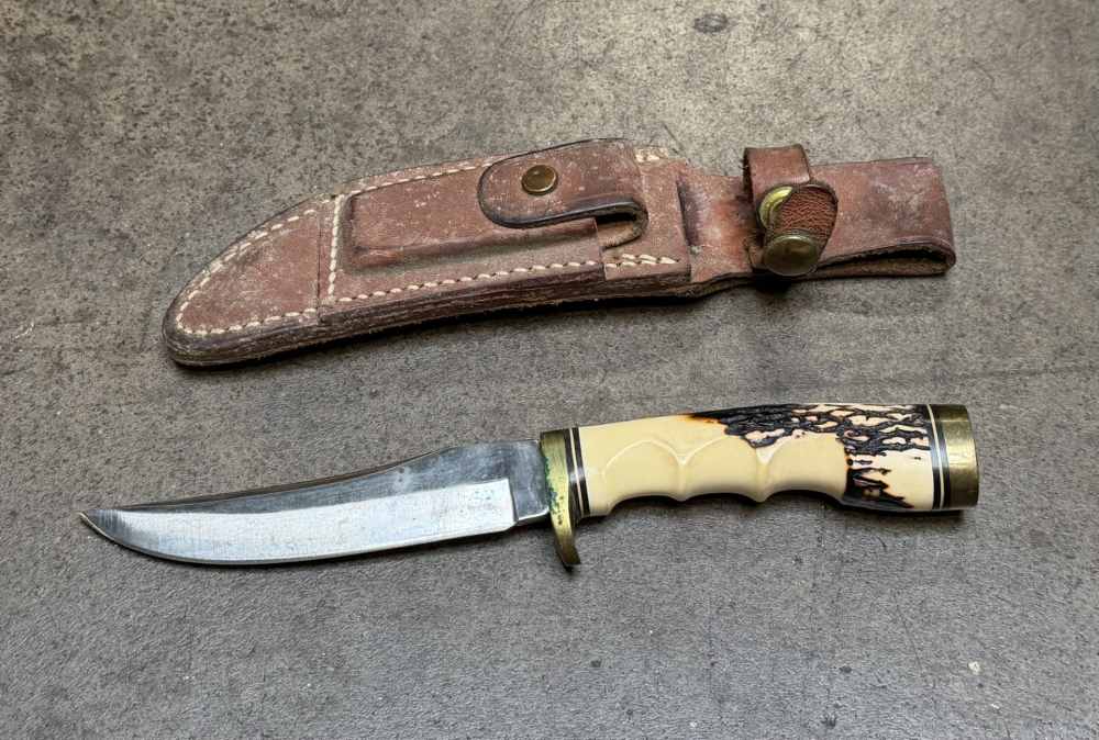Schrade USA 153UH Super Sharp Hunting Knife + Holster-img-1