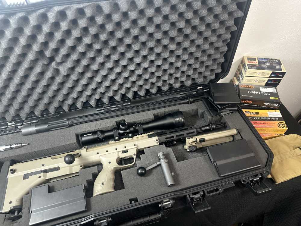 Desert Tech Stealth Recon Scout (SRS) Precision Rifle With Lots of Extras-img-0