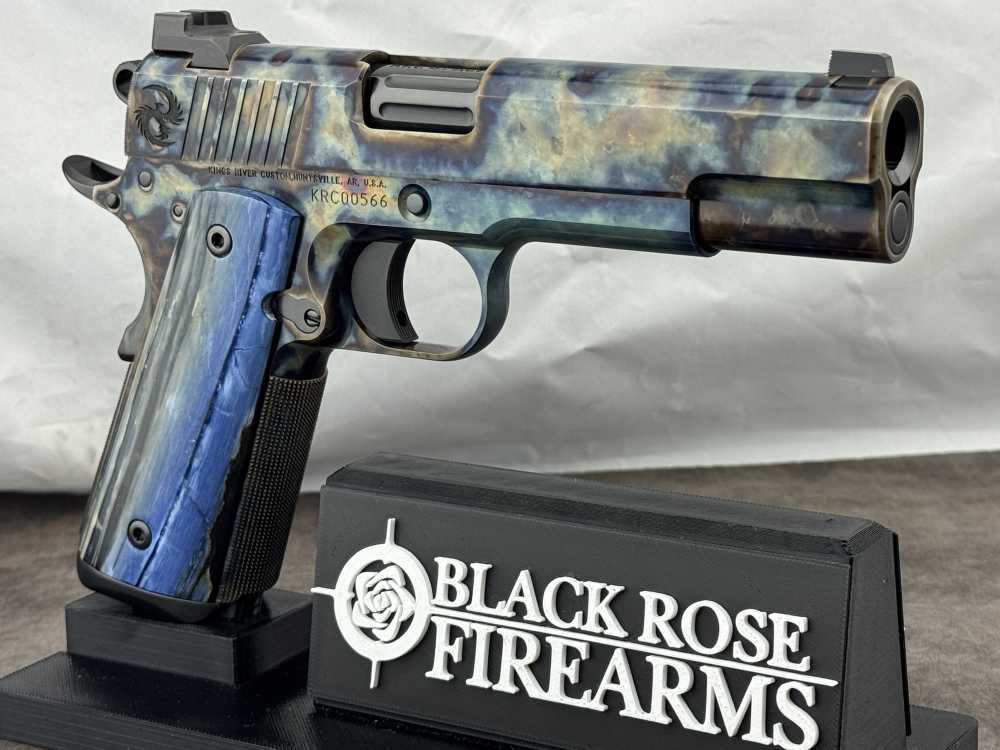Kings River Custom FCC .45ACP Full Color Case 1911 Pistol w/ Mammoth Grips-img-0