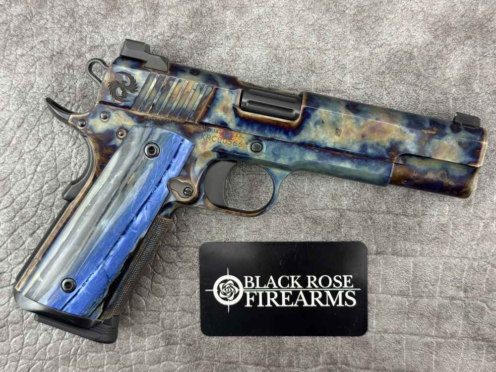 Kings River Custom FCC .45ACP Full Color Case 1911 Pistol w/ Mammoth Grips-img-2