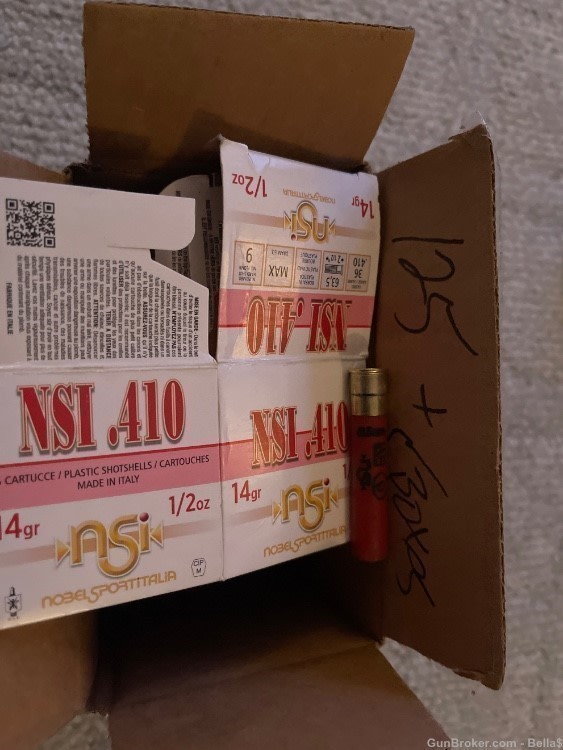 125 410 Noble Sport  2 1/2 inch Shotshell hulls fired 1x plus 5 boxes-img-0