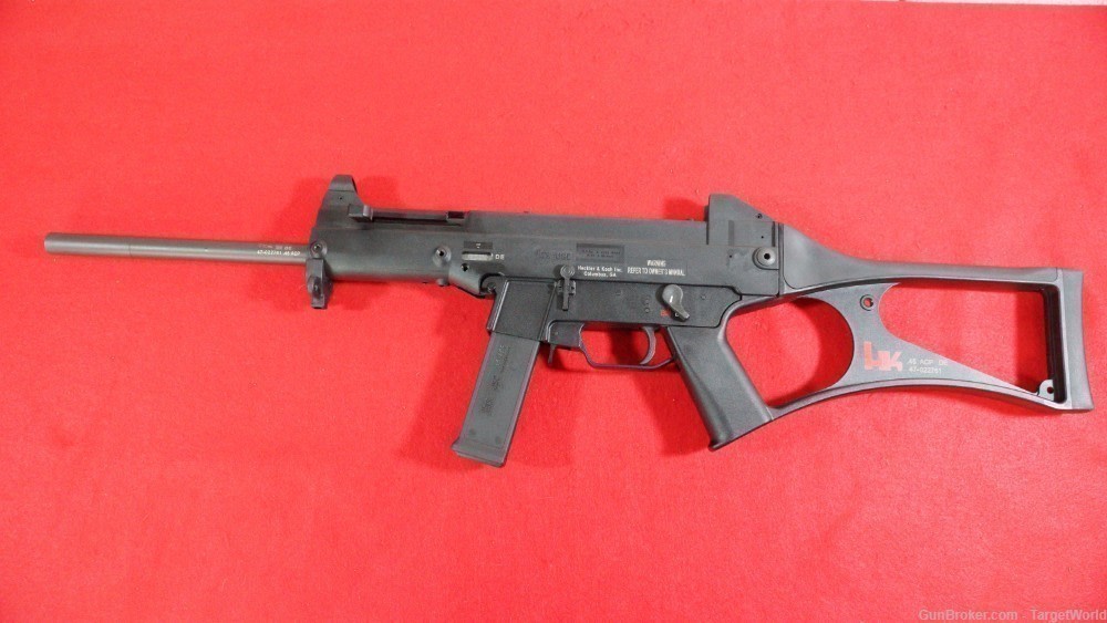 HECKLER & KOCH USC CARBINE .45 ACP 10 ROUNDS BLACK (HK81000092)-img-1