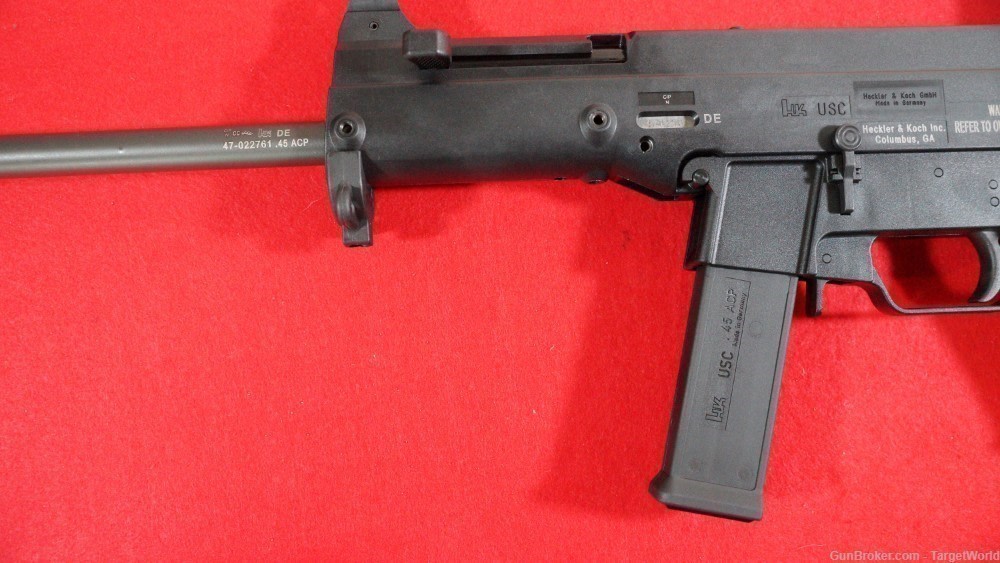 HECKLER & KOCH USC CARBINE .45 ACP 10 ROUNDS BLACK (HK81000092)-img-4