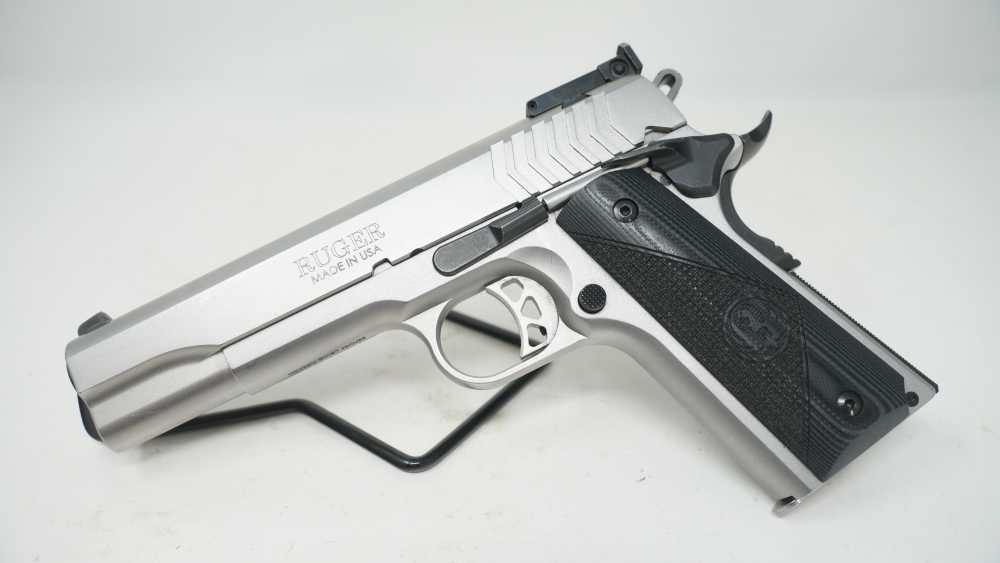 RUGER SR1911-TARGET 9MM LOW GLARE STAINLESS 9 ROUNDS (21382) -img-0