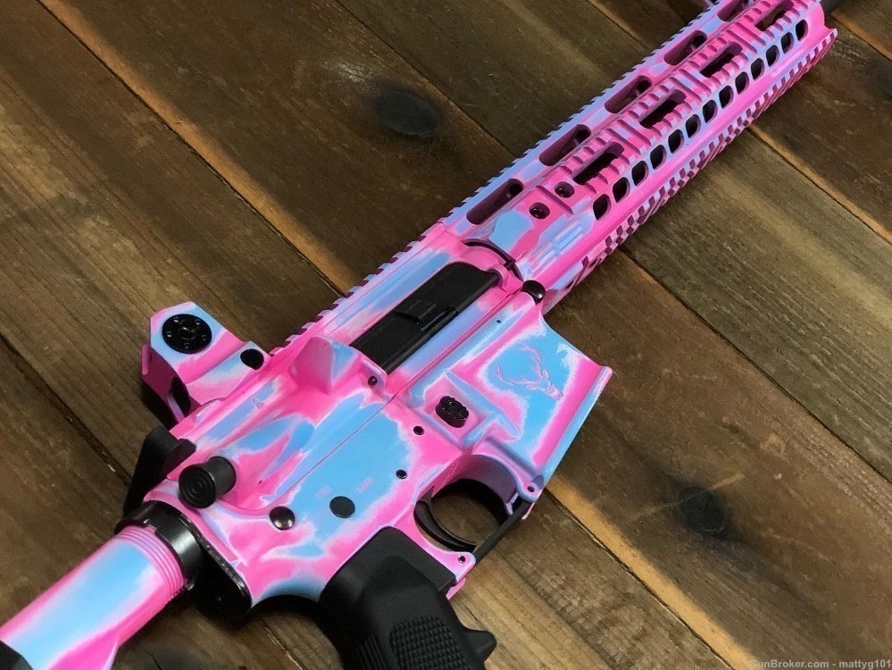 Custom AR-15s Engraved & Cerakoted to suit -img-5