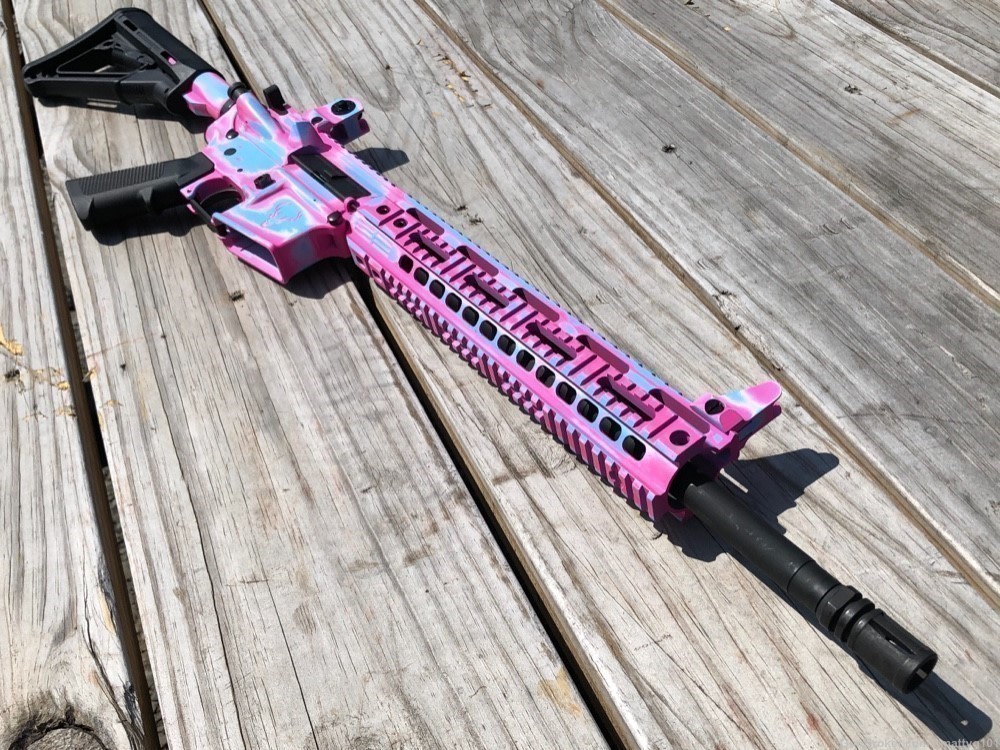 Custom AR-15s Engraved & Cerakoted to suit -img-1