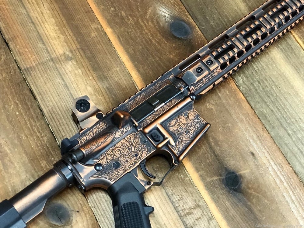 Custom AR-15s Engraved & Cerakoted to suit -img-2