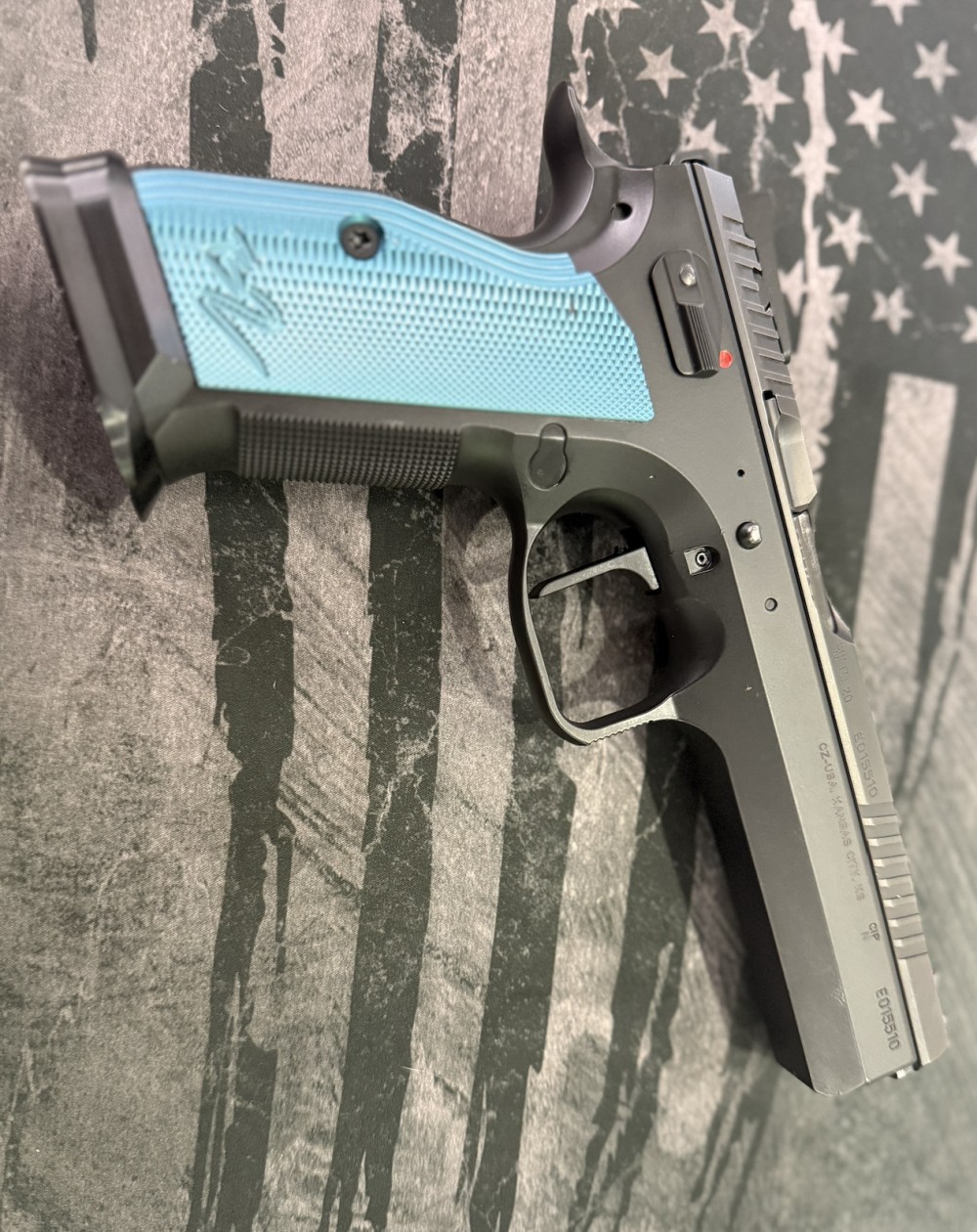CZ TS2 WITH LIGHTNING BLUE HANDLE-img-0