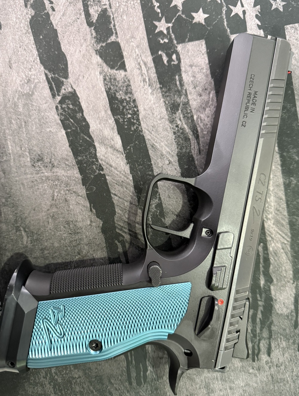 CZ TS2 WITH LIGHTNING BLUE HANDLE-img-2