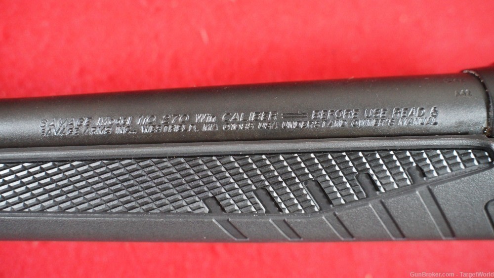 SAVAGE ARMS 110 HUNTER 270 WIN 22" BARREL BLACK SYNTHETIC 4-RD (SV57039)-img-24
