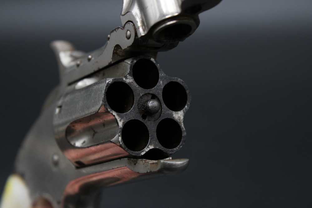 Rare Smith & Wesson Model 1½ .32 Rimfire Tip-Up Revolver Antique Pearl Grip-img-16