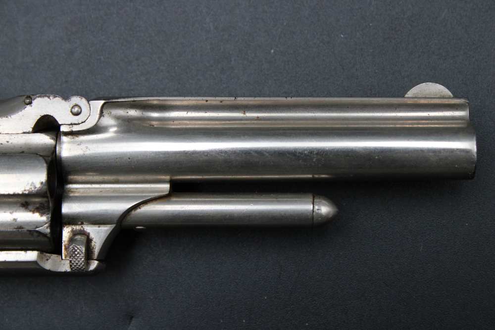 Rare Smith & Wesson Model 1½ .32 Rimfire Tip-Up Revolver Antique Pearl Grip-img-9
