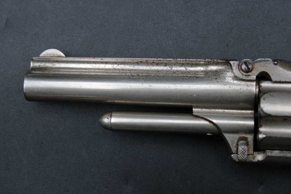 Rare Smith & Wesson Model 1½ .32 Rimfire Tip-Up Revolver Antique Pearl Grip-img-5
