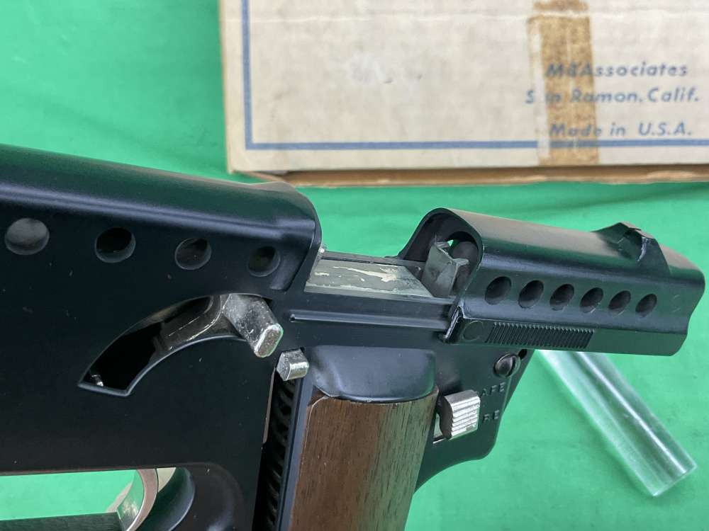 RARE MBASSOCIATES MARK I GYROJET 13MM PISTOL ROCKETEER COLLECTOR -img-13