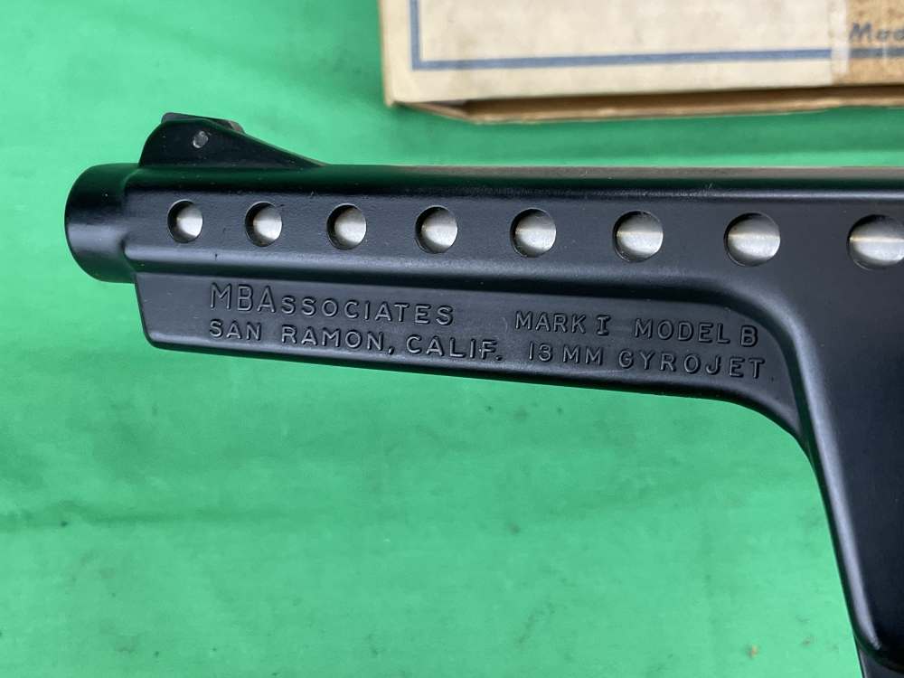 RARE MBASSOCIATES MARK I GYROJET 13MM PISTOL ROCKETEER COLLECTOR -img-8