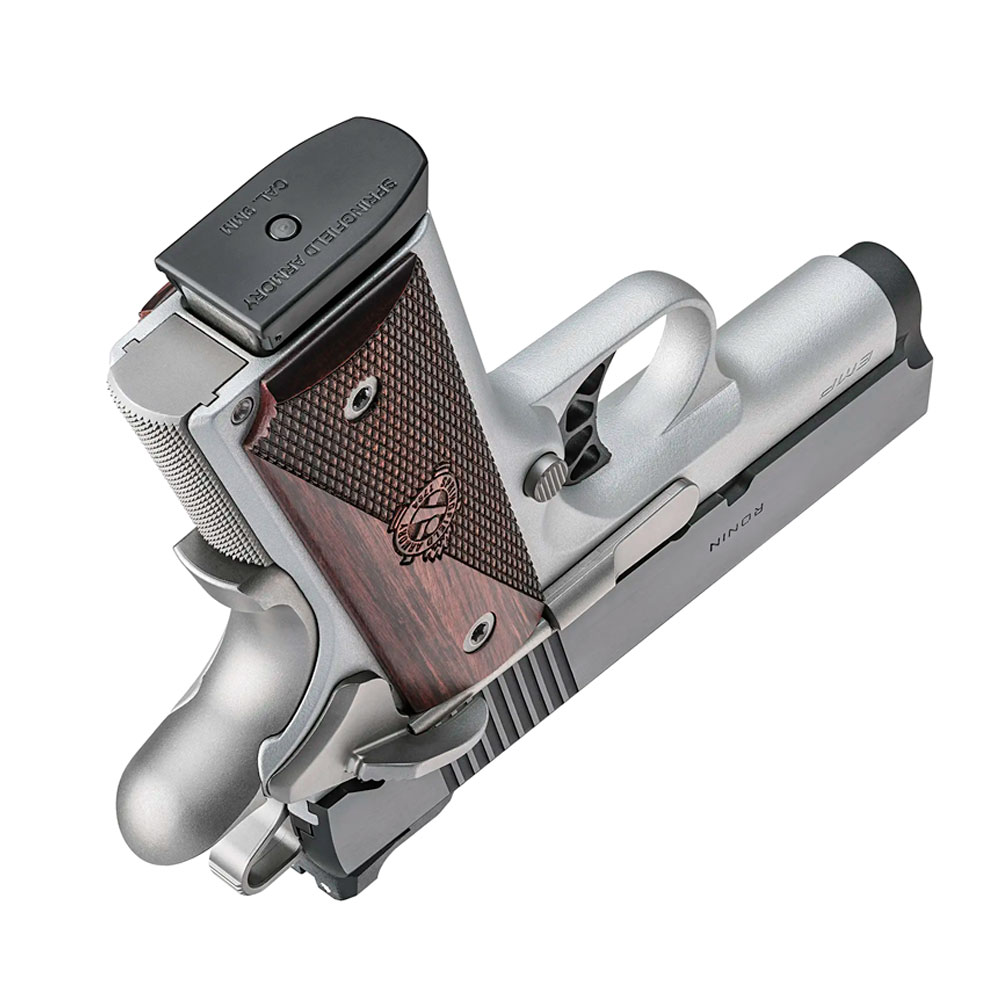 SPRINGFIELD ARMORY 1911 Ronin EMP 9mm Luger 3in 9rd Blued/Satin Pistol-img-5