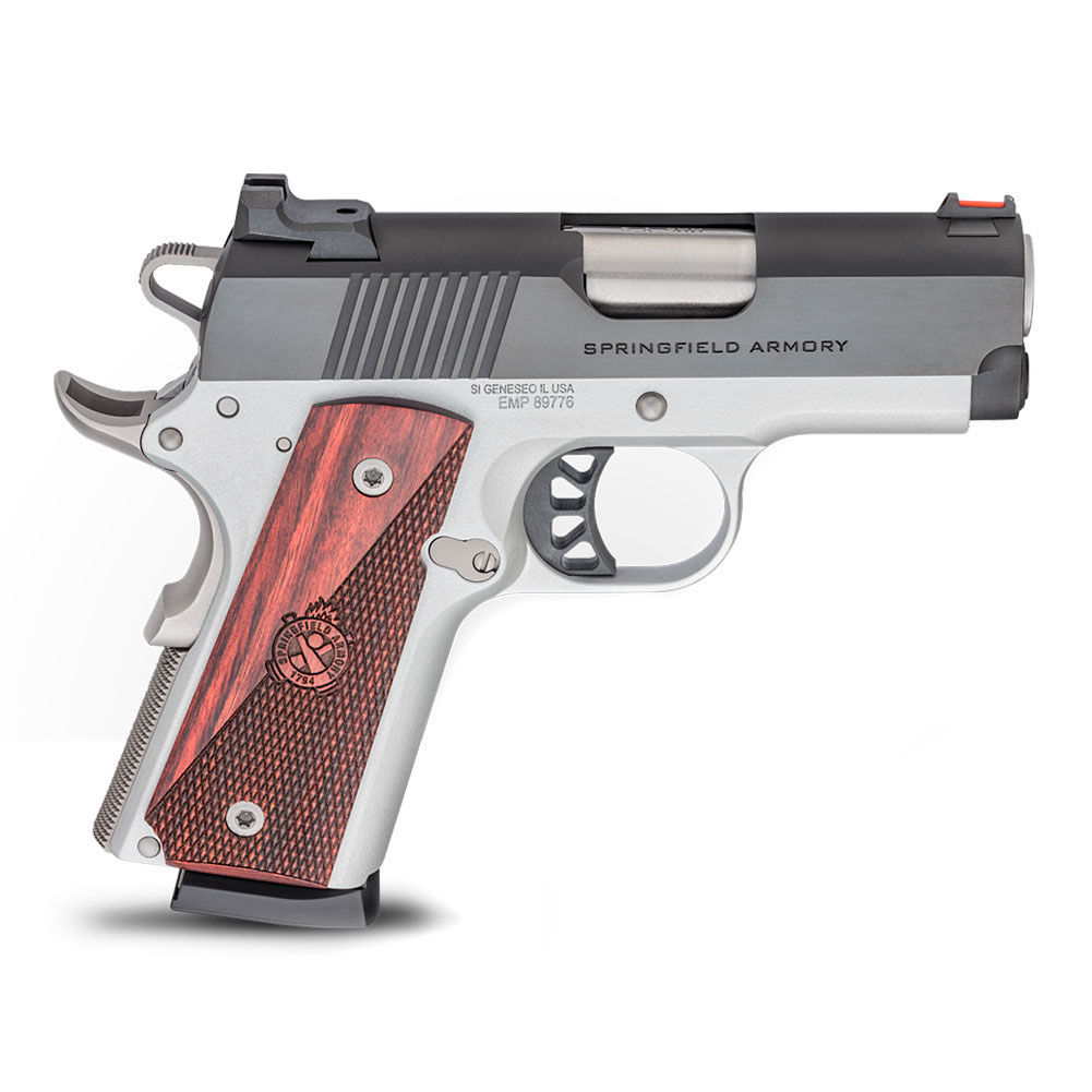 SPRINGFIELD ARMORY 1911 Ronin EMP 9mm Luger 3in 9rd Blued/Satin Pistol-img-1