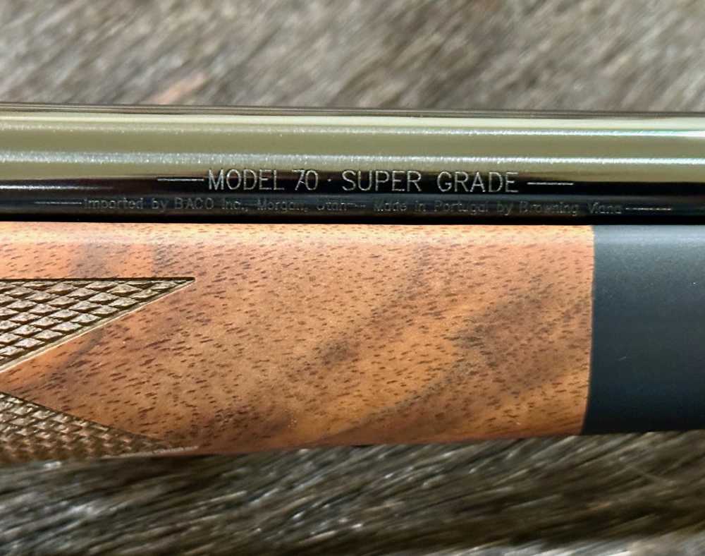 WINCHESTER MODEL 70 SUPER GRADE 270 WIN 24" GREAT WOOD, FREE SAFARI-img-6